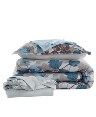 Alexis Botanical Leaf 6-Pc. Comforter Set, Twin