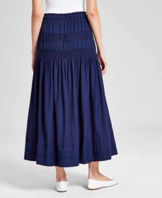 ★2025SS新作★EXPIRED GIRL★Lace Check Maxi Skirt 21169001_0233bf1b-ba18-44e6-