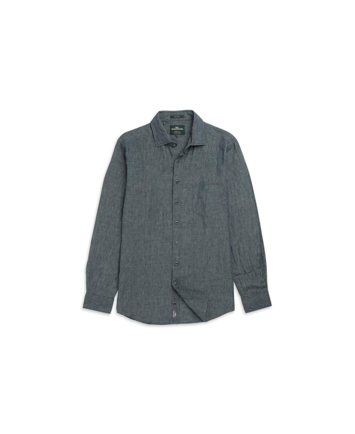 Rodd Gunn Men's Coromandel Linen Long Sleeve Slim Fit Shirt