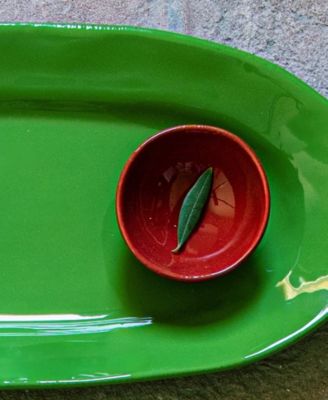 Cucina Fresca Narrow Oval Platter 16"