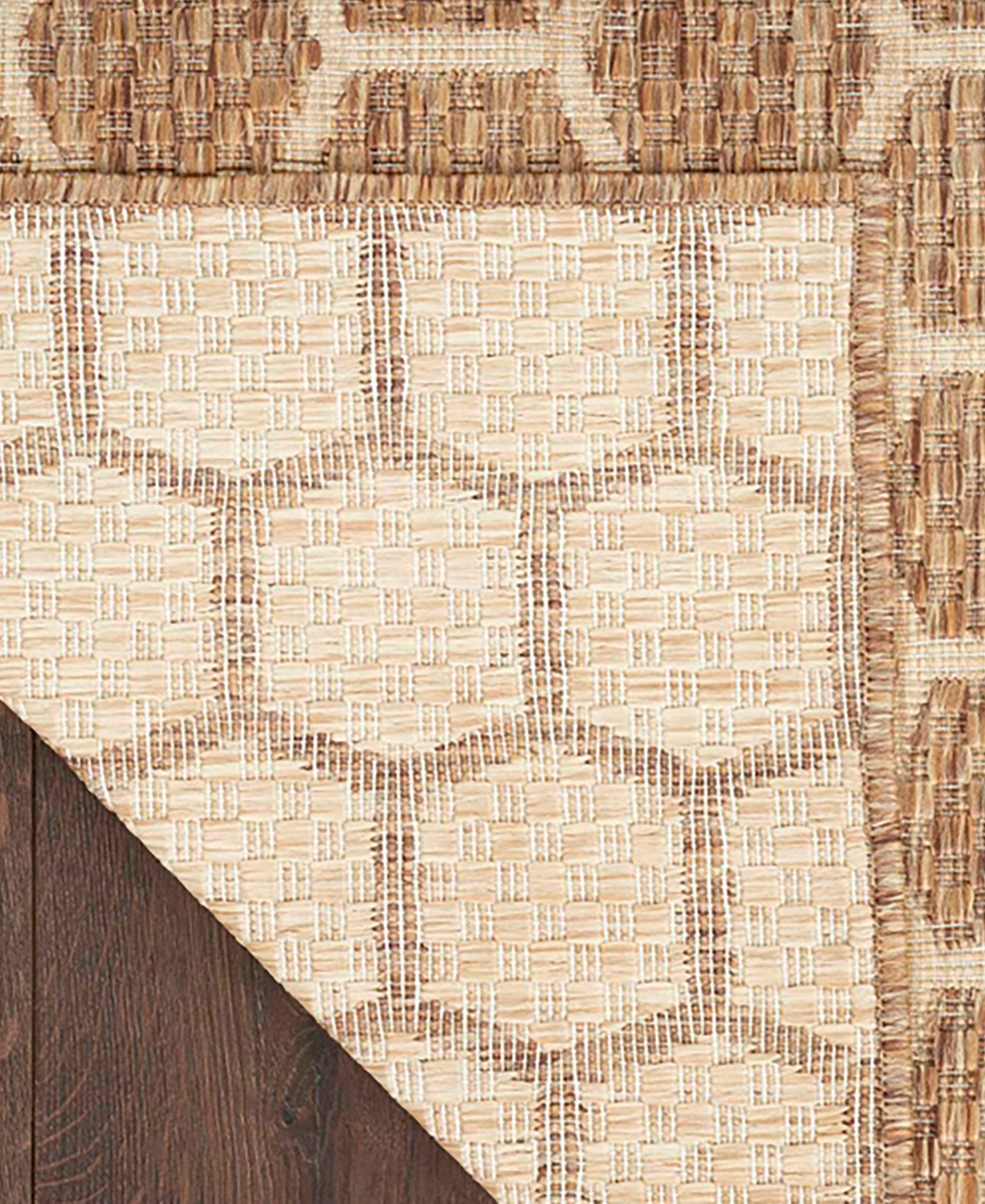 Nourison Home Twist Reversible Tws01 2'2"x12' Runner Area Rug In Taupe