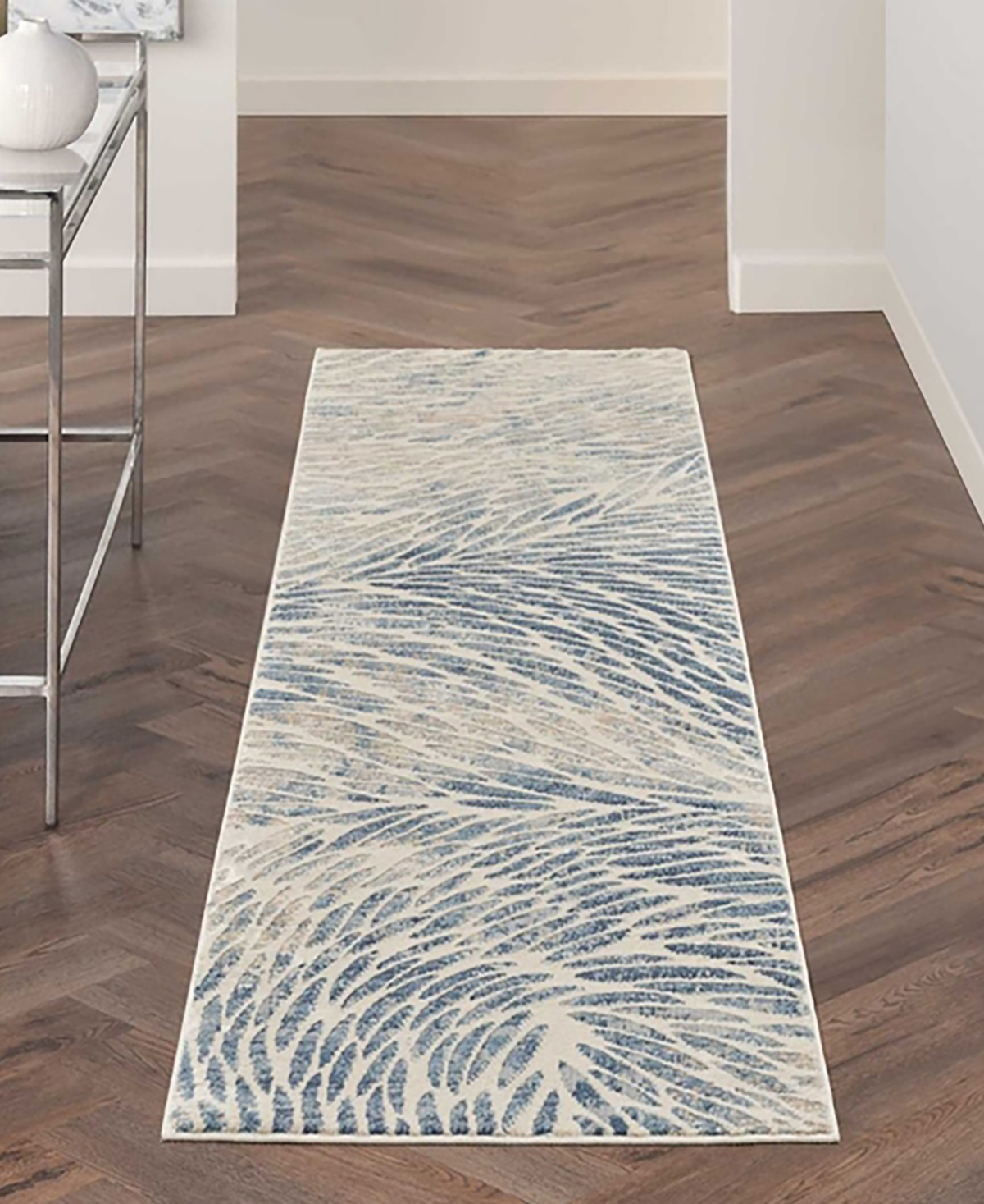 Nourison Home Exhale Exl03 2'2"x7'6" Runner Area Rug In Multi