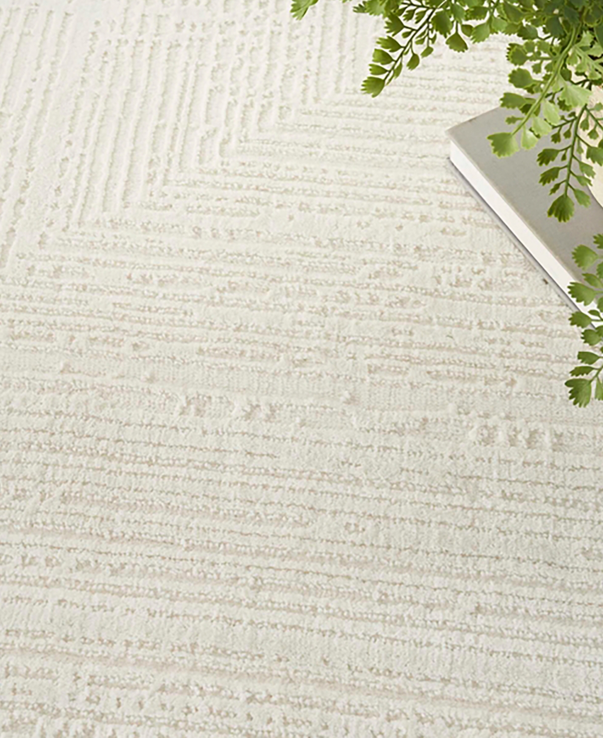 Nourison Home Trends Sut07 6'x9' Area Rug In Ivory