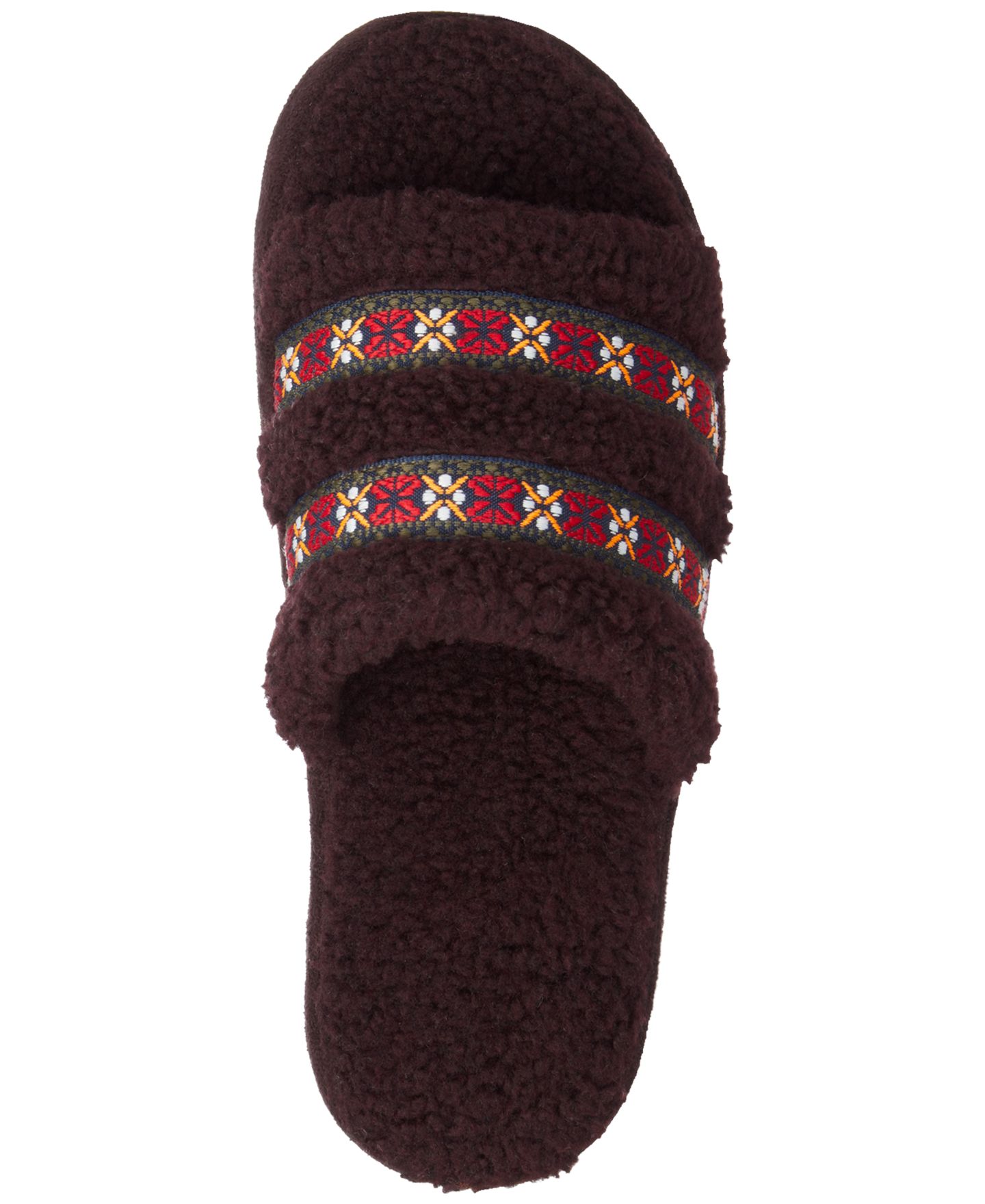 Женские тапочки Isotoner Signature Berber Slide Slippers, цвет: Синий туманный — фото 8