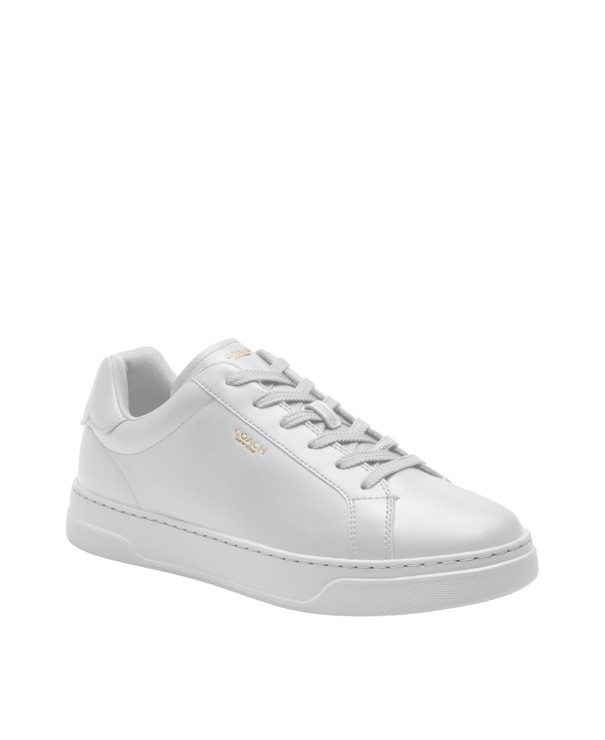 Coach Men's High Line Lace-up Closure Sneaker - Optic White