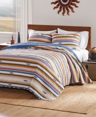 Painted Desert Reversible 3 Piece Quilt Set, King