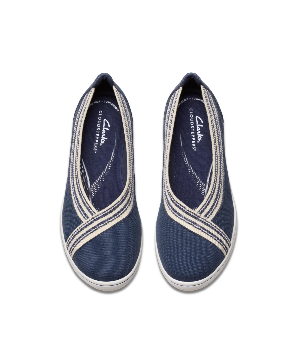 CLARKS WOMEN'S CLOUD STEPPERS BREEZE SKY AIR CLOSED TOE SHOES 