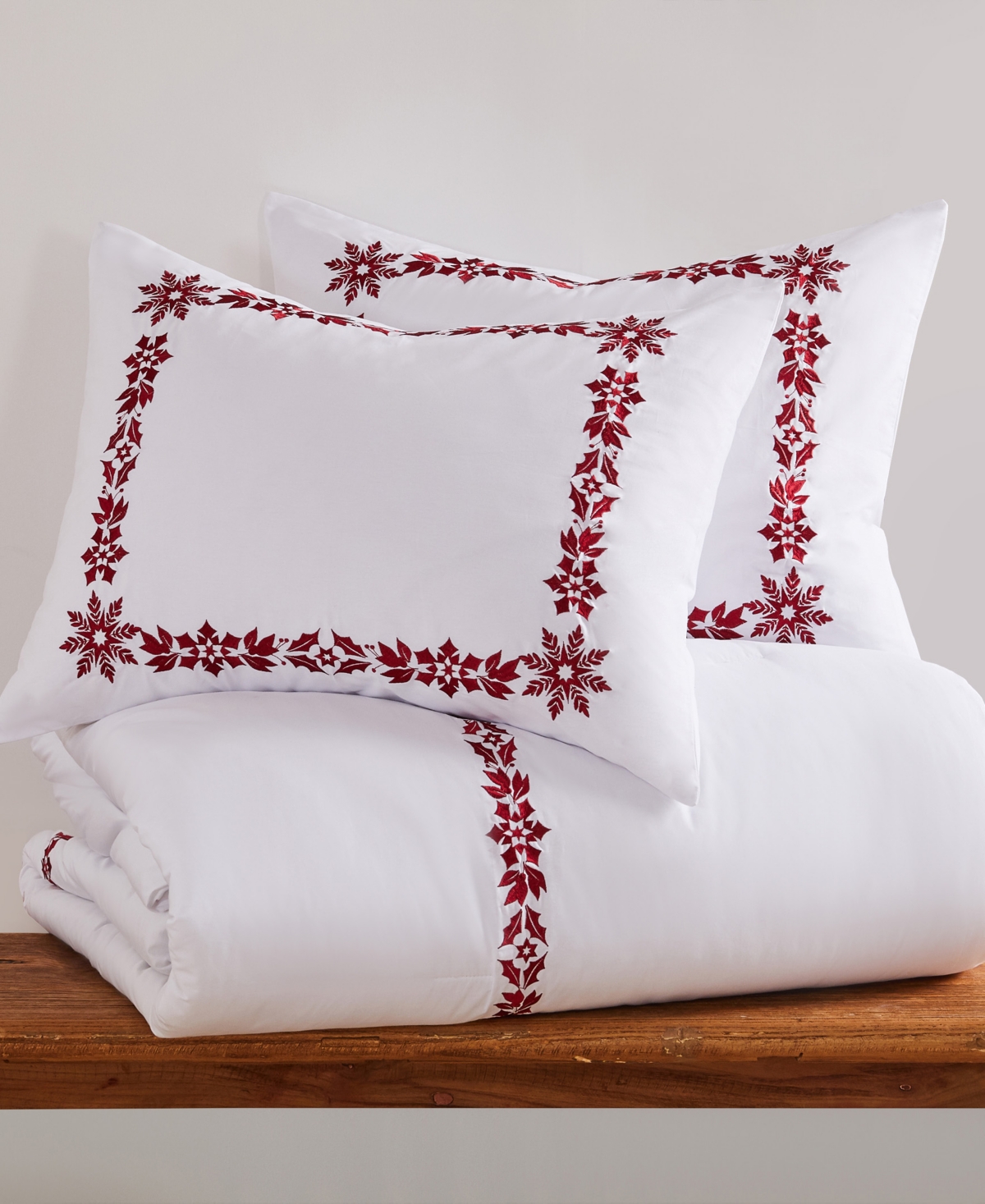 Levtex Holly Thistle Embroidered 2-pc. Comforter Set, Twin/twin Xl In White