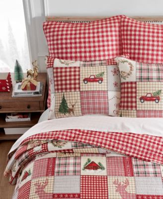 Home For Christmas Reversible 2-Pc. Bedspread Set, Twin/Twin XL