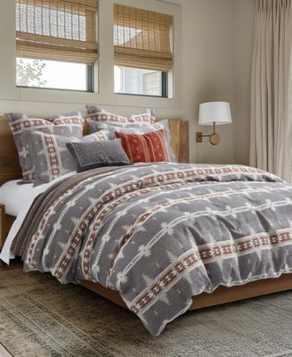 Levtex Corrales Reversible Duvet Cover Sets In Grey