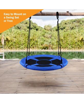 40 Inch Flying Saucer Tree Swing Indoor Outdoor Play Set