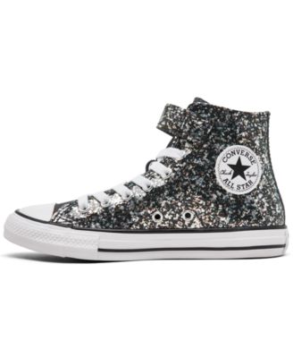 Little Girls Chuck Taylor All Star Glitter Easy-On Casual Sneakers from Finish Line