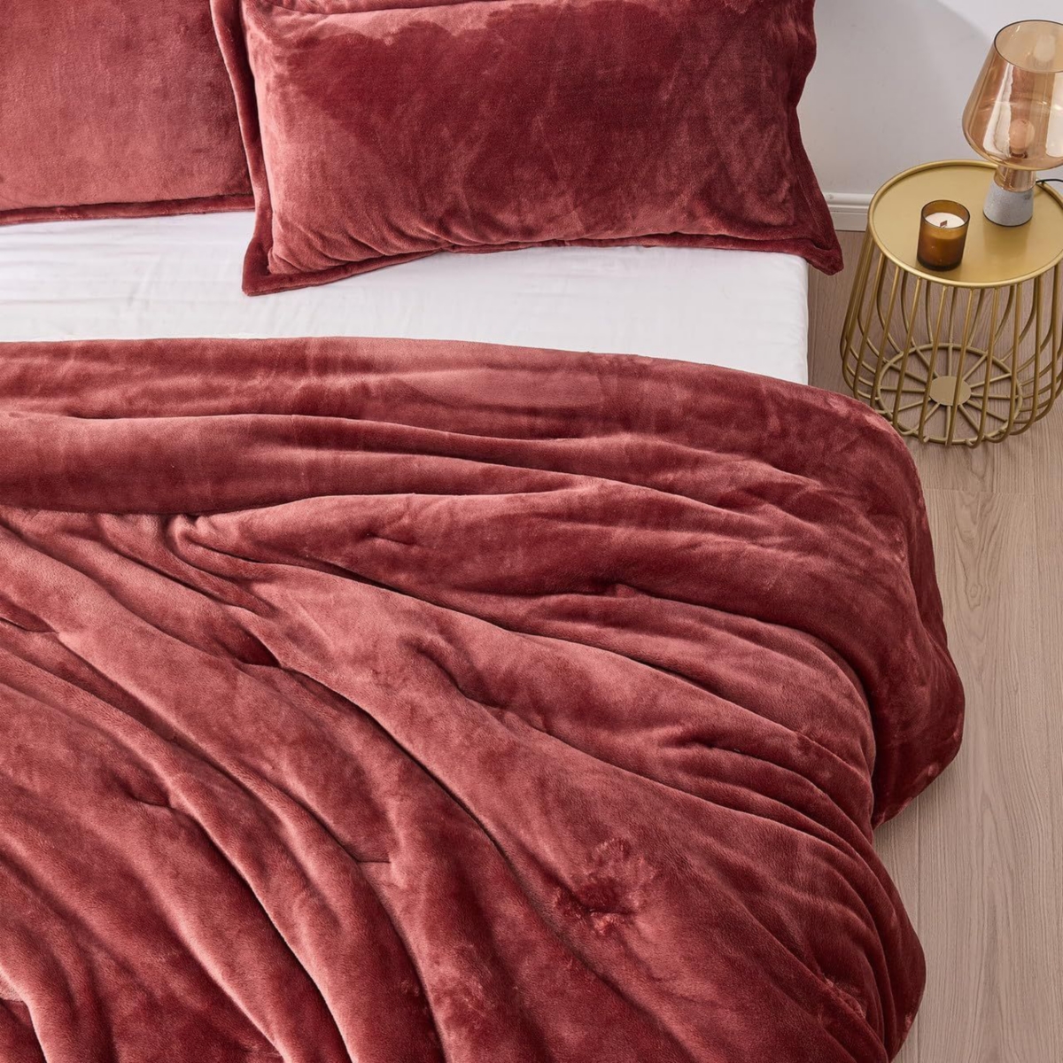 Coma Inducer Oversized Comforter Set - Me Sooo Comfy -- Roasted russet