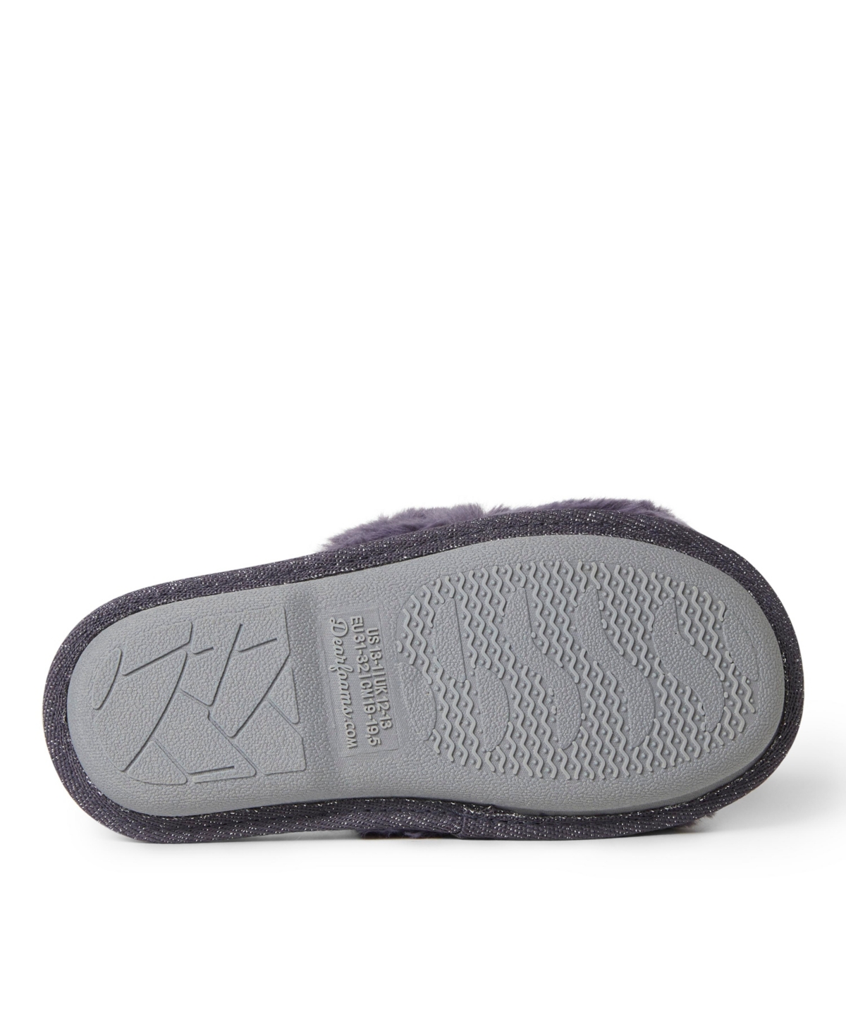 Dearfoams Girls Lana Fuzzy Slide Slipper -- Baby bird