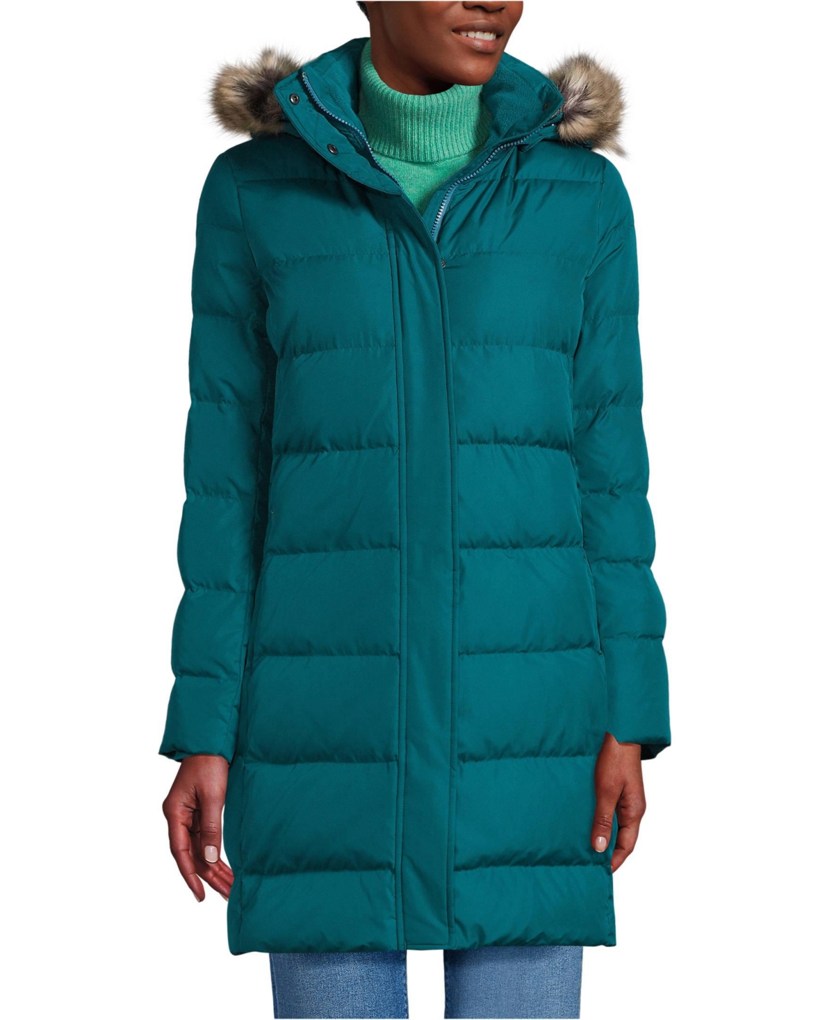 Women's Tall Max 600 Down Puffer Coat - Evening teal