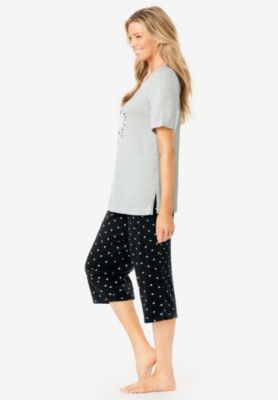 Women's Dreams and Co. 2-Piece Capri PJ Set