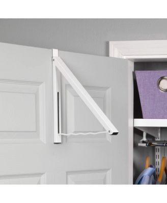 Over The Door Hanger - Single Hanger Collapsible for Clothes &amp; Towels Ideal for Bathrooms, Dorm Rooms