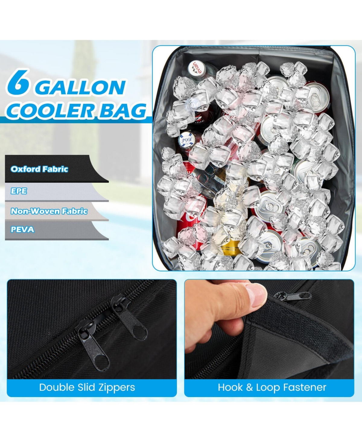 Sugift Porch Swing Chair with Adjustable Canopy