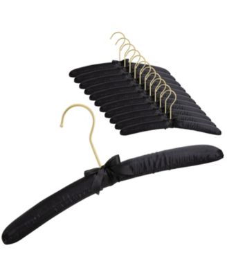 Padded Clothing Fabric Hangers for Women Clothing Set of 12