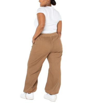 Juniors' Parachute High-Rise Pants 