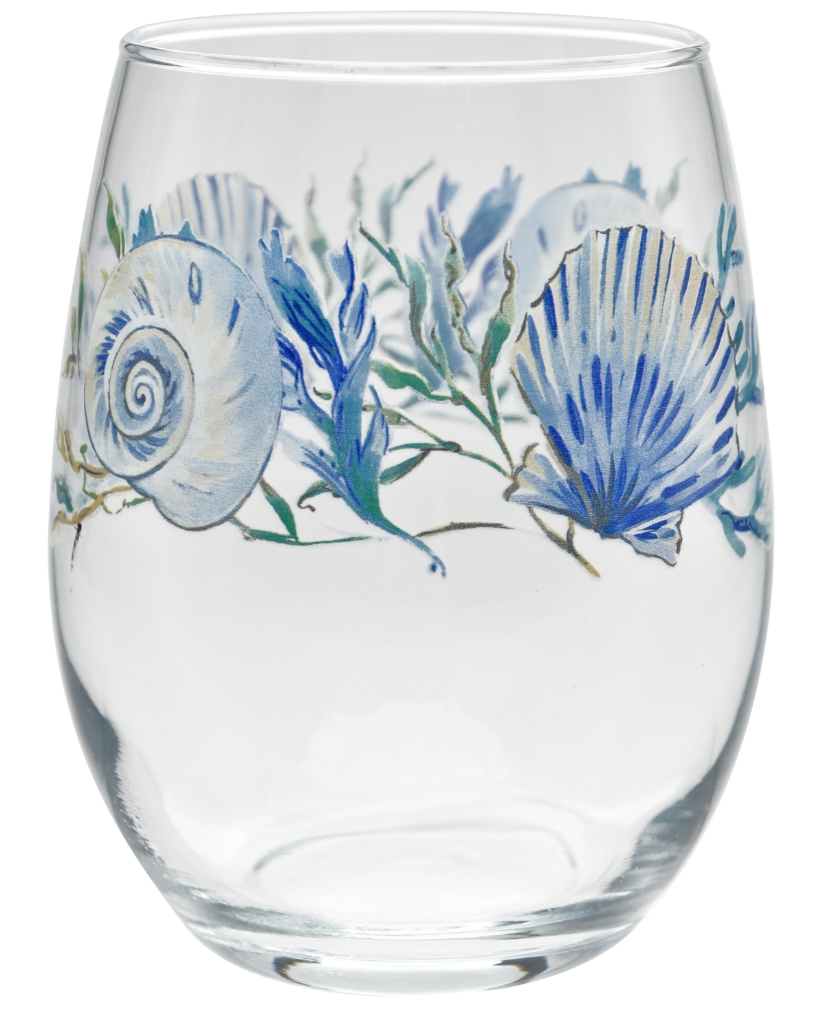 Fiesta Coastal Shores Double Old-fashioned Glass, Set Of 4 In Multi