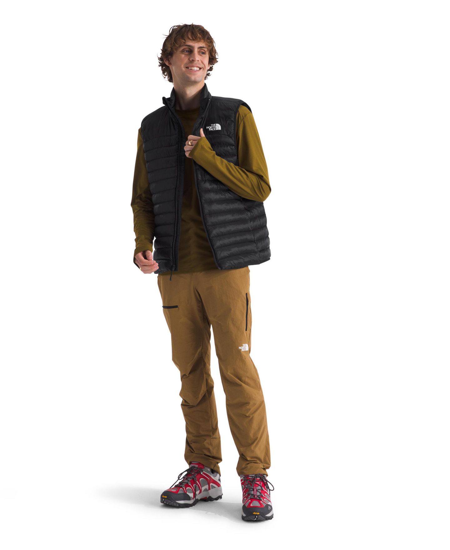 Мужской жилет The North Face Terra Peak Vest, цвет: Чёрный — фото 2