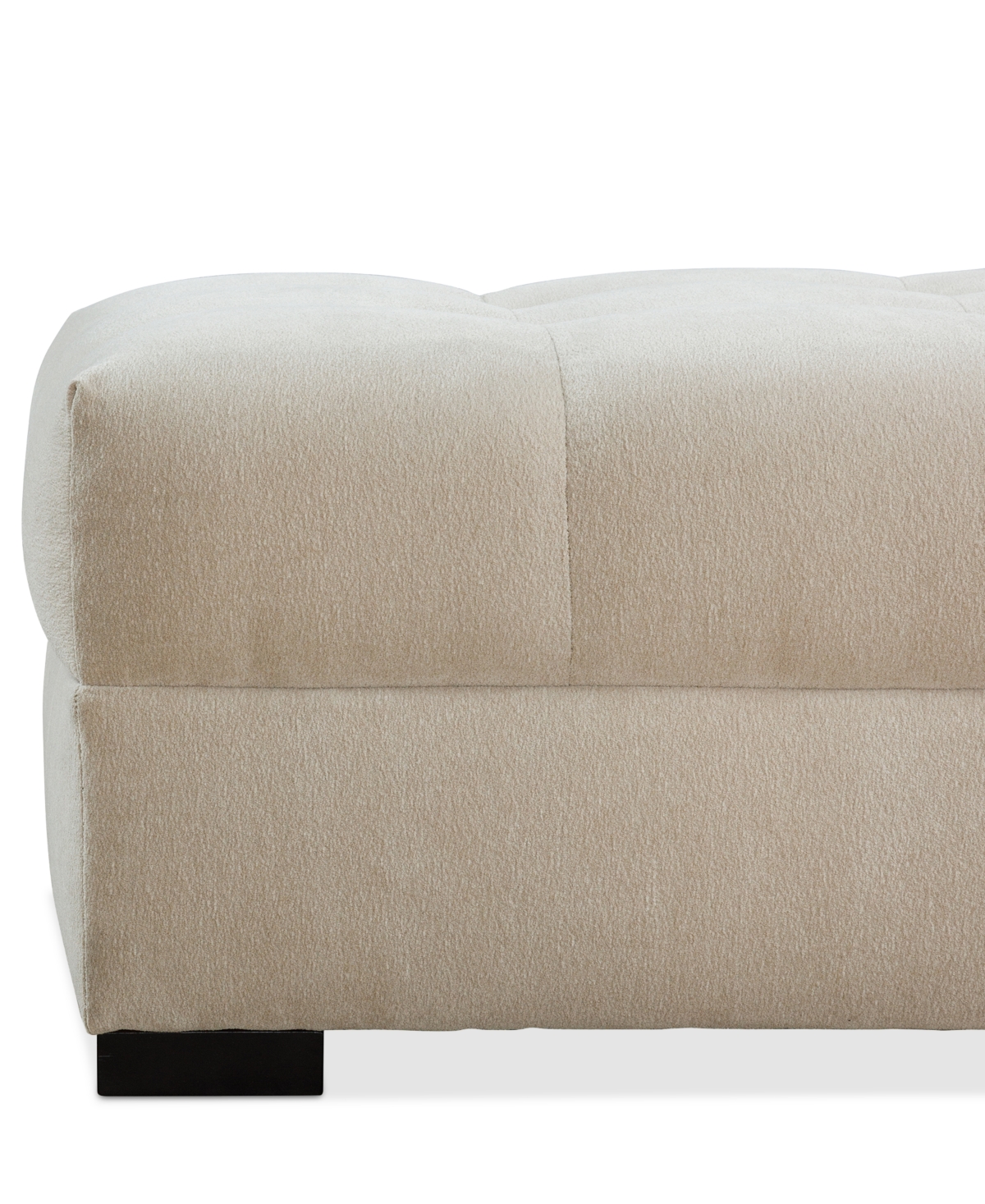 Macy's Elbeth Fabric Ottoman, Exclusively At  In Sand