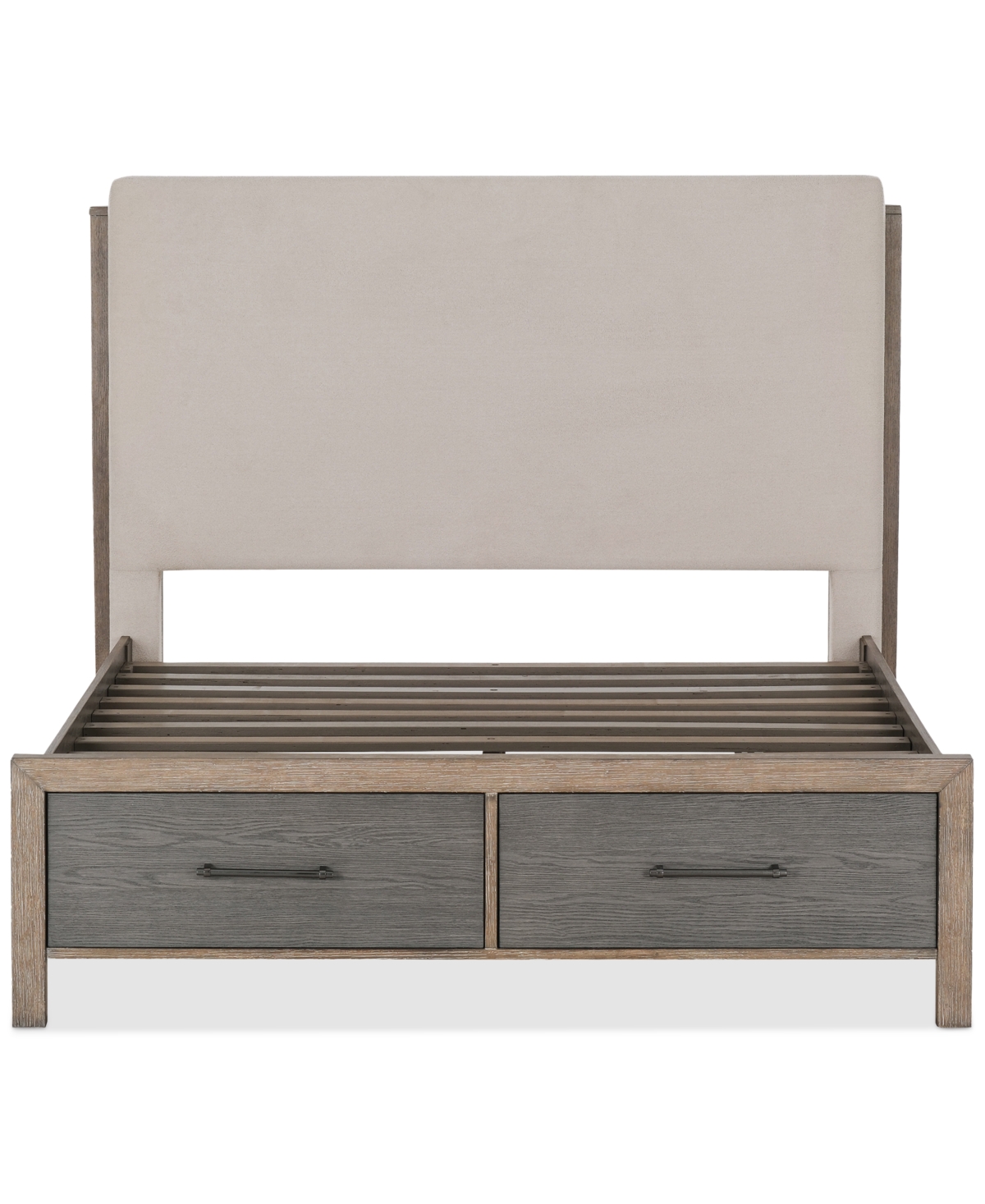 Macy's Portmore King Upholstered Storage Bed (with Soft Close Drawers), Created For  In No Color