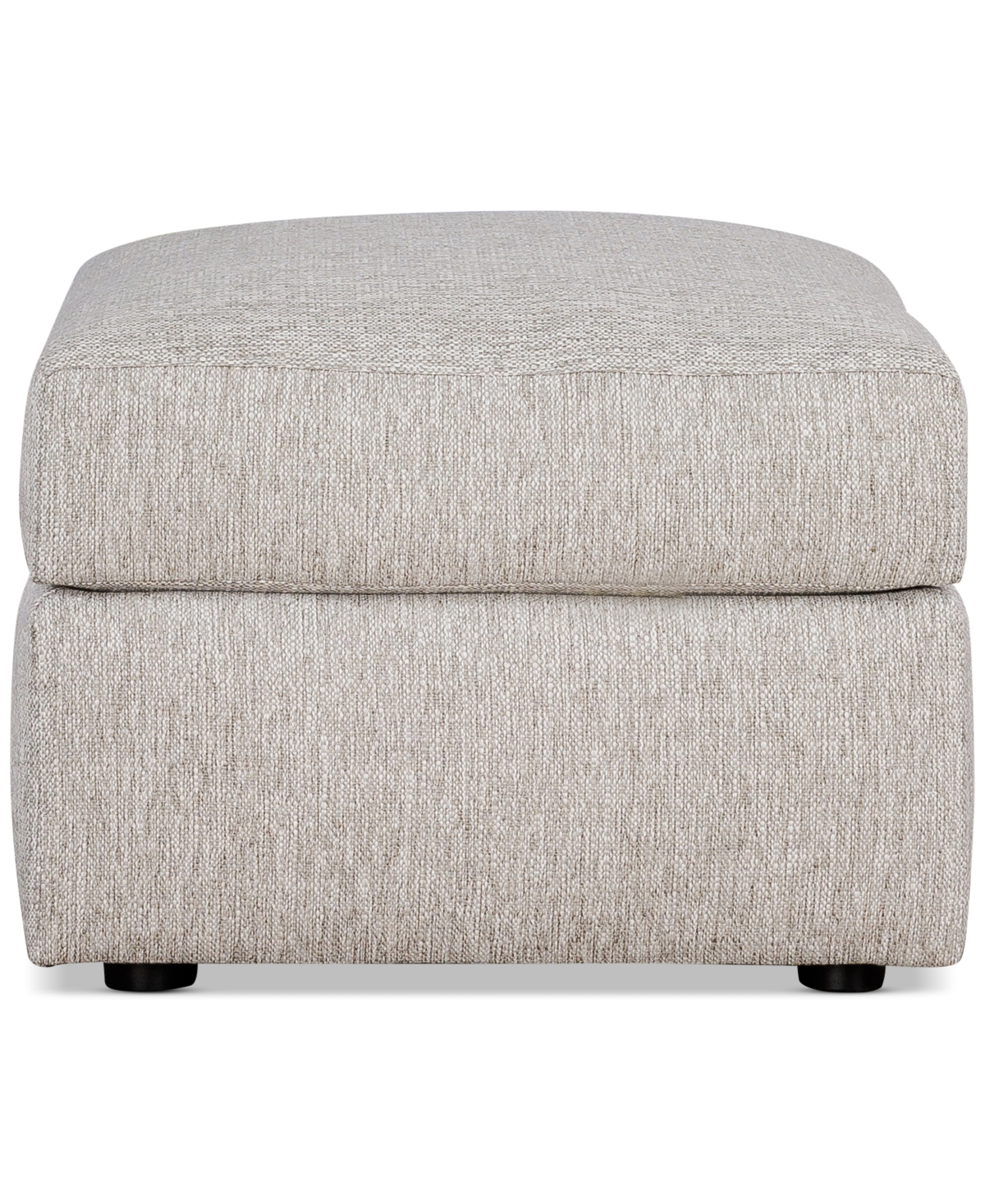 Macy's Tilmar Fabric Ottoman, Exclusively At  In Pebble