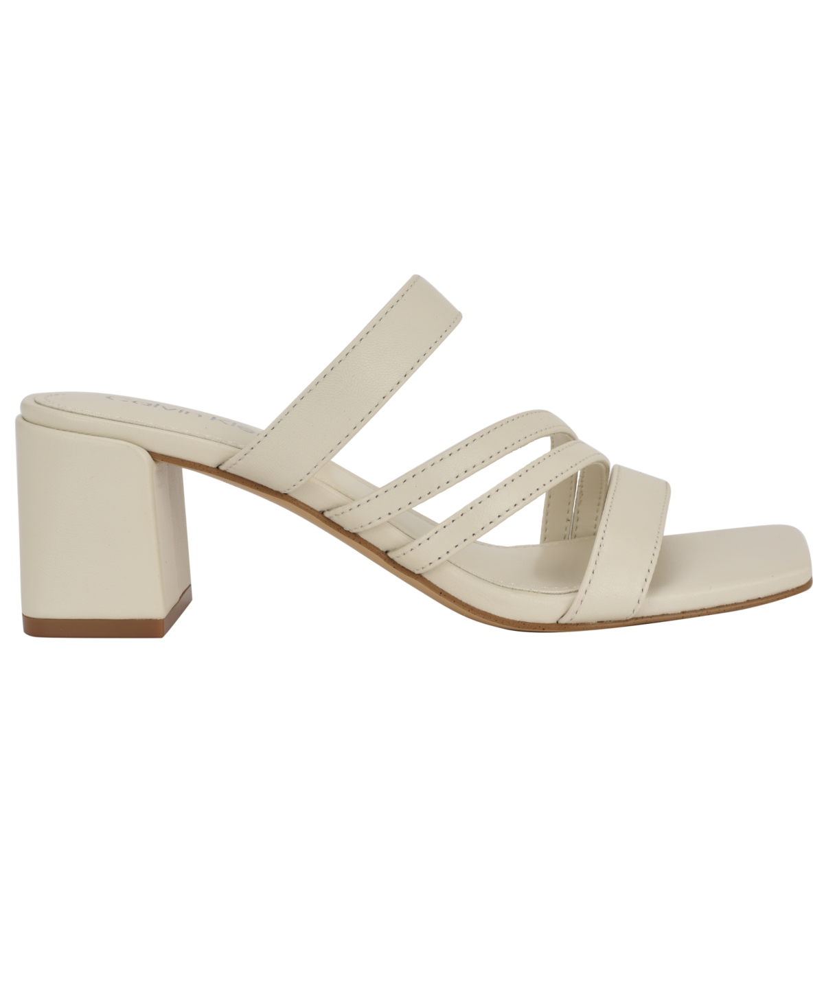 Calvin Klein Pretty Slide Sandal In Ivory 150