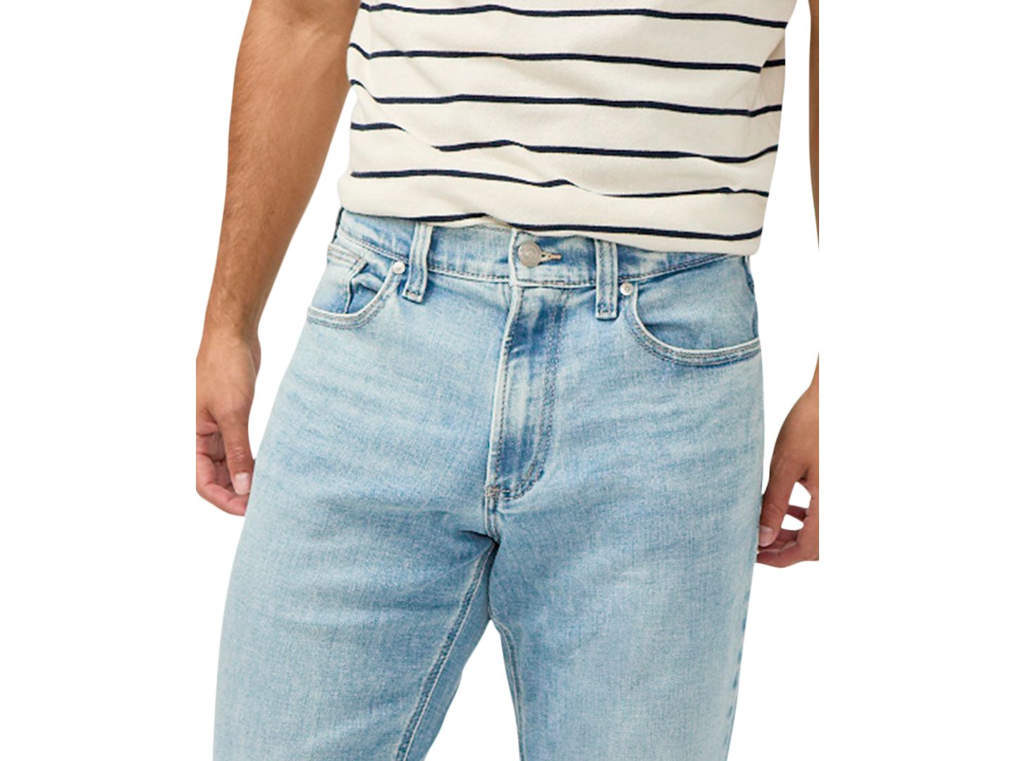 Мужские джинсы Silver Jeans Co. Eddie Classic Athletic Fit Tapered Leg, цвет: Индиго — фото 3