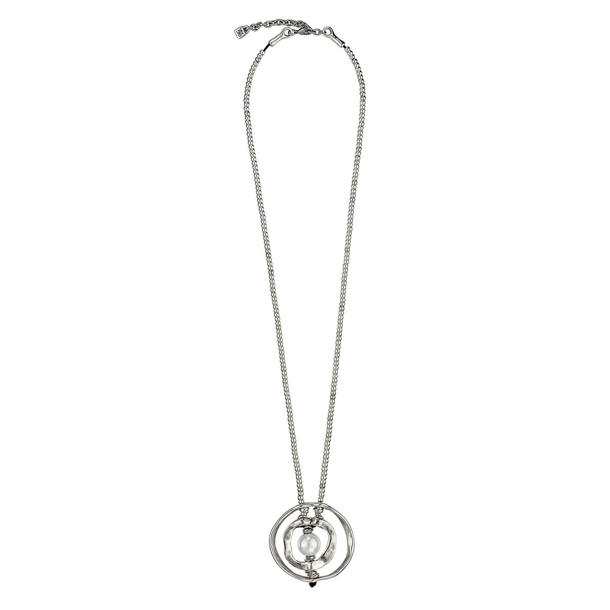 Unode50 UNOde 50 Sterling Silver Mother of Pearl Pendant Necklace - Silver