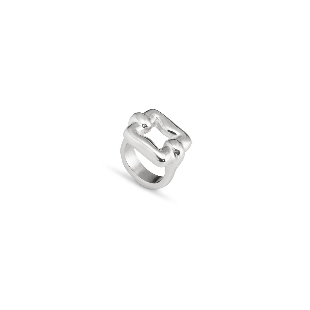 UNOde50 Square Shaped Metal Alloy Ring - Gold
