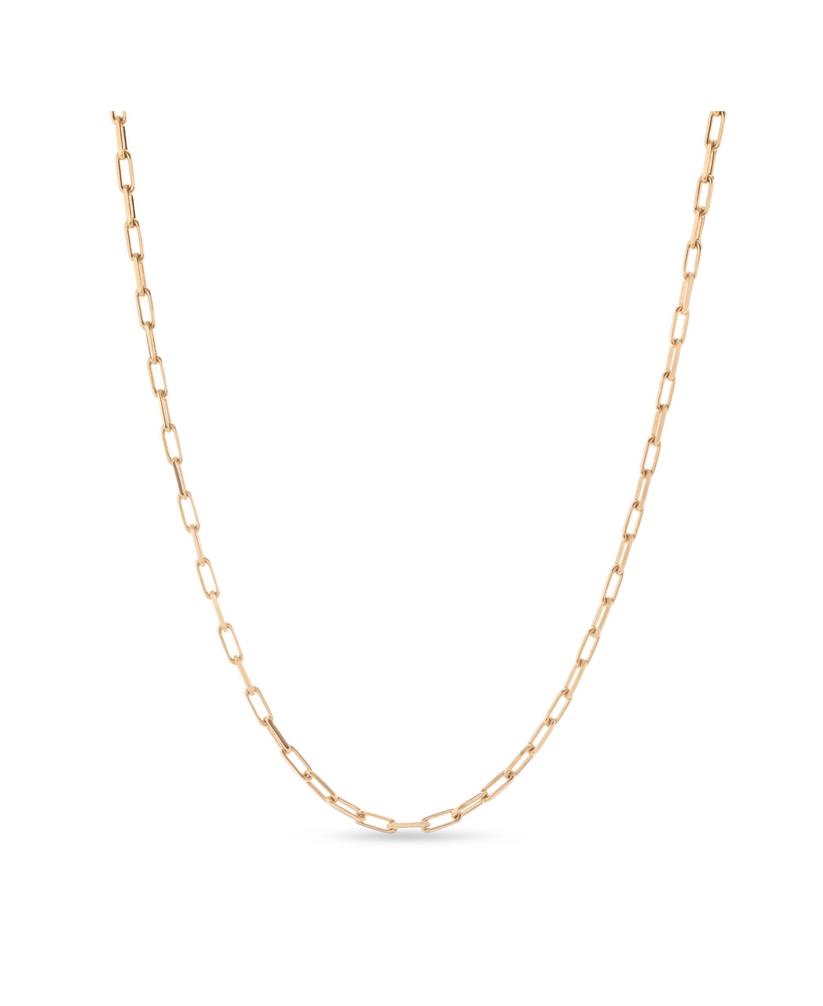 UNOde50 18k Gold Plated Metal Alloy Chain with Oval Links - Gold