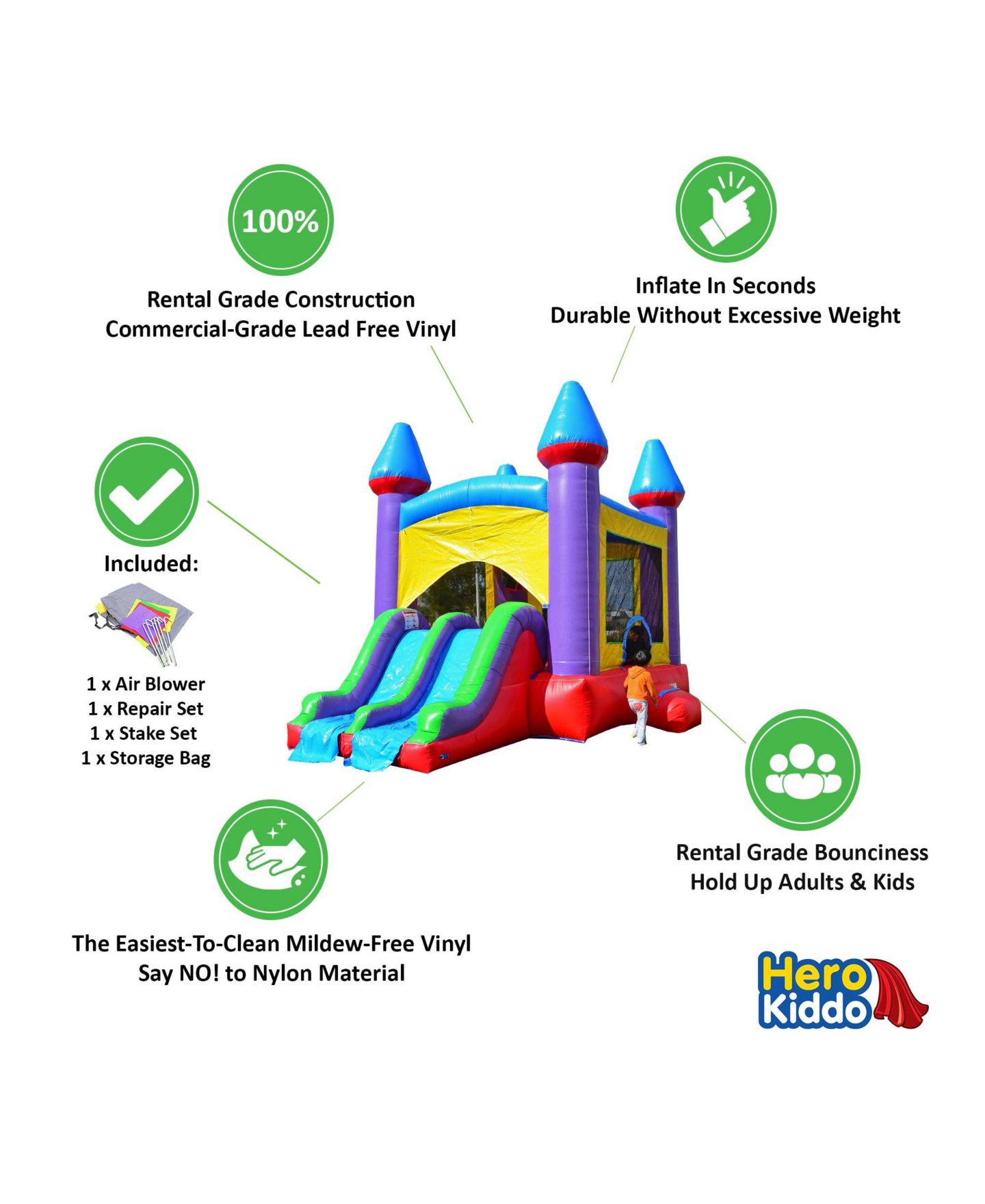 Детская игрушка HERO Kiddo Dual Lane Water Hose System, Ages 3+ — фото 2