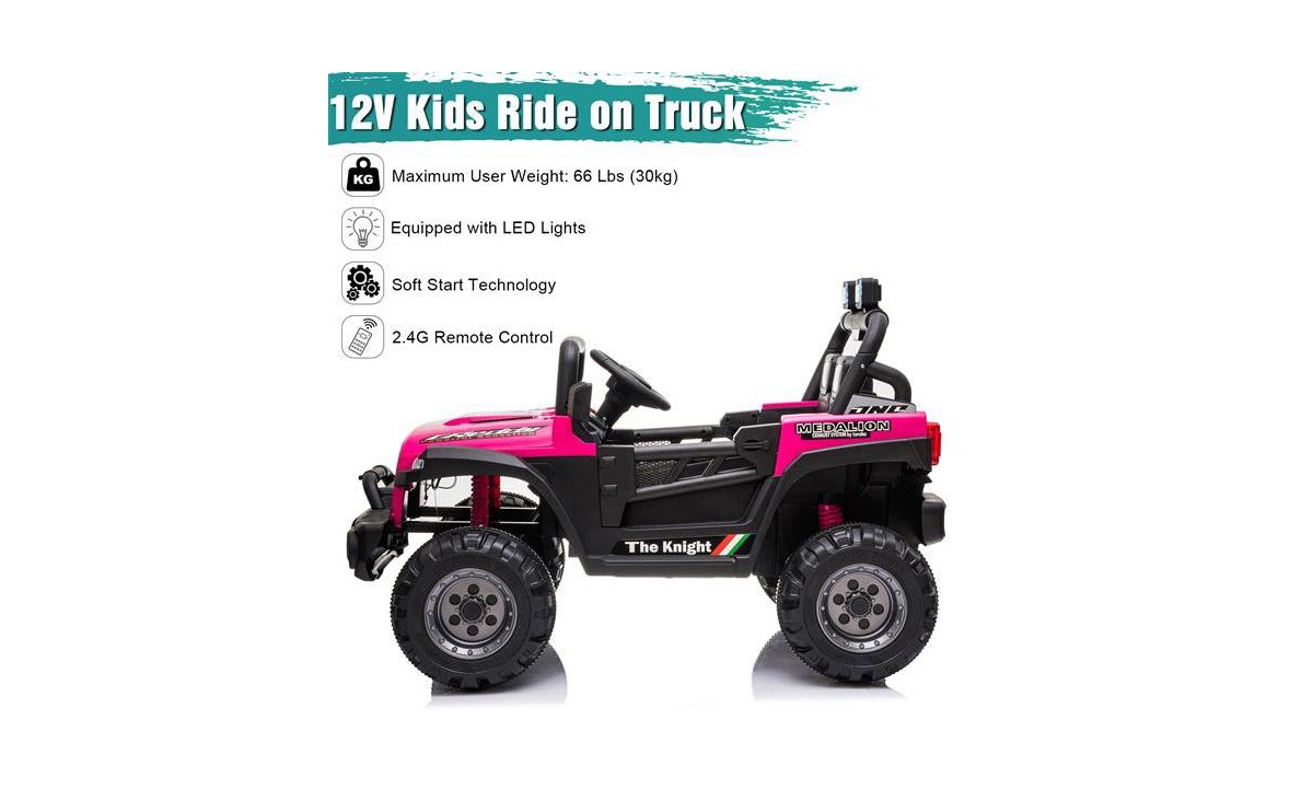 Slickblue Bbh-016 Dual Drive 12V Electric Off-Road Vehicle with 2.4G Remote Control