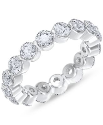 Macy's - Diamond Eternity Ring (3 ct. t.w.) in Platinum or 14k Gold