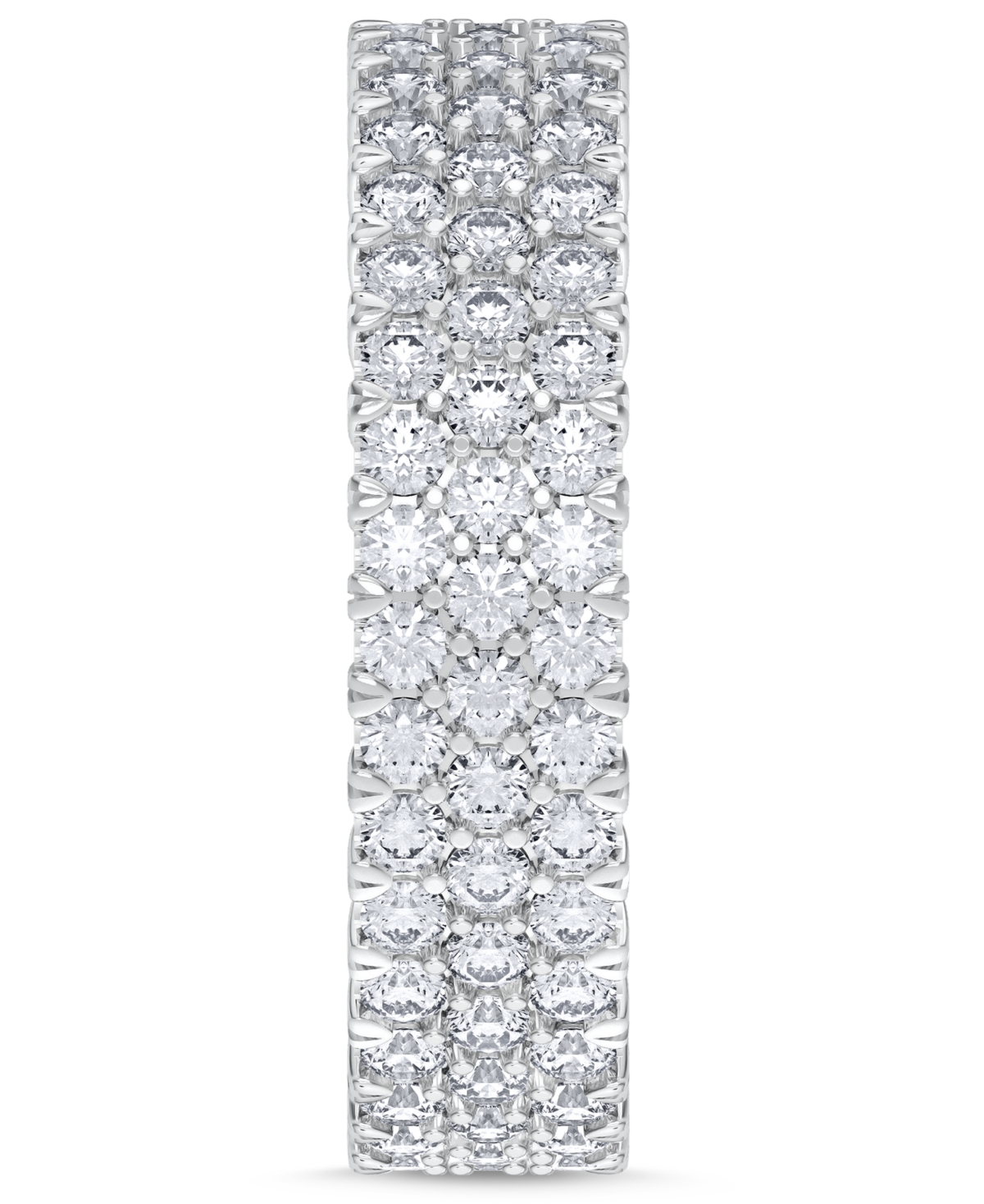 Diamond Three-Row Eternity Band (2 ct. t.w.)  14k White Gold, 14k Gold, or 14k Rose Gold - Platinum