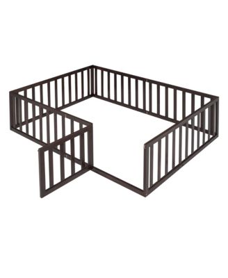 Streamdale Full Size Wood Daybed Frame With Fence
