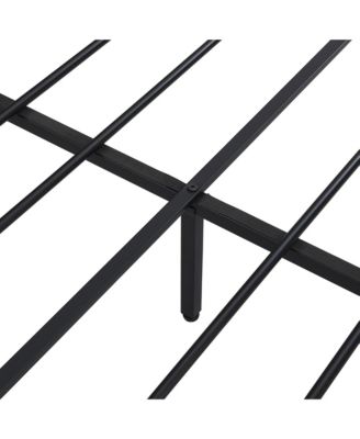  Metal Platform Bed with USB, Storage & Easy Assembly