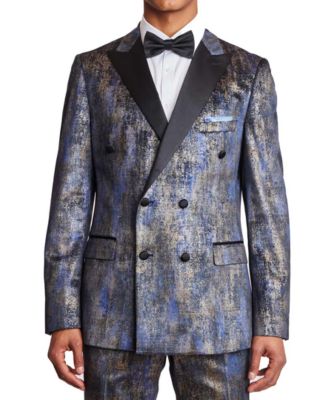 Paisley & Gray - Men's Slim-Fit Double-Breasted Tuxedo Jacket