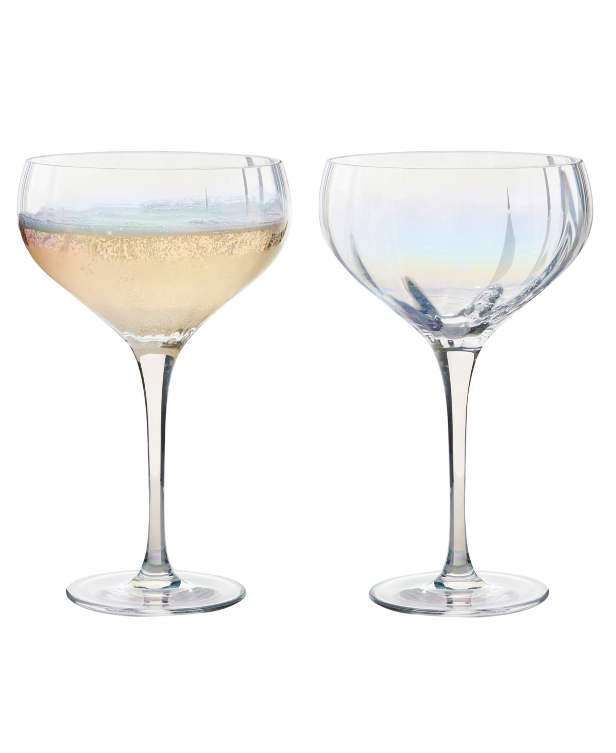 Anton Studio Designs Palazzo Champagne Coupes, Set Of 2 In Multicolor