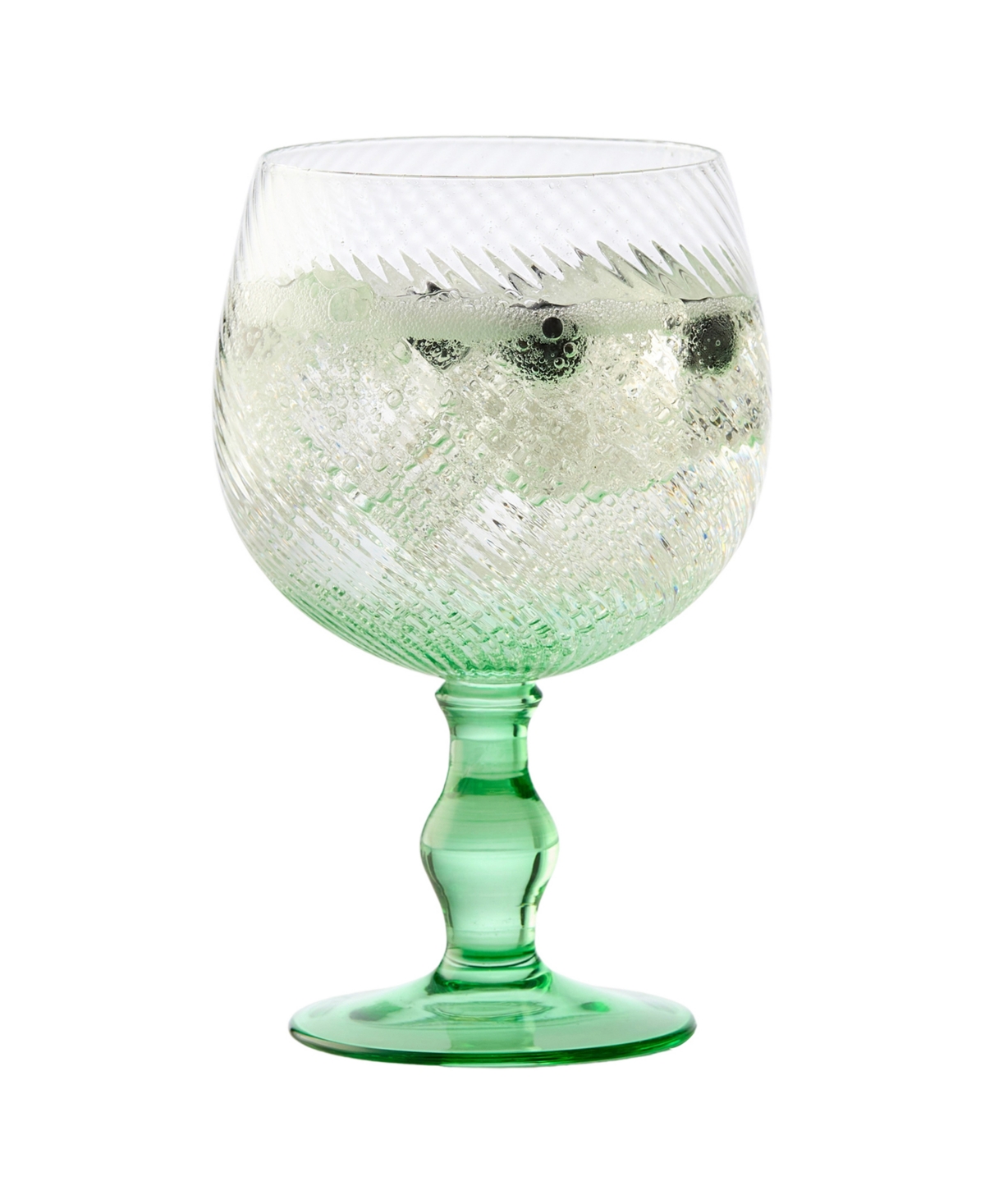 Anton Studio Designs Set Of 4 Swirl Gin Glasses In Multicolor