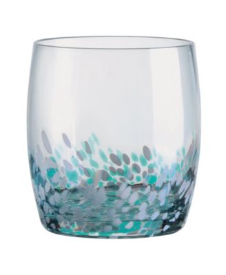 Speckle Double Old Fashioned Tumblers, Set of 4