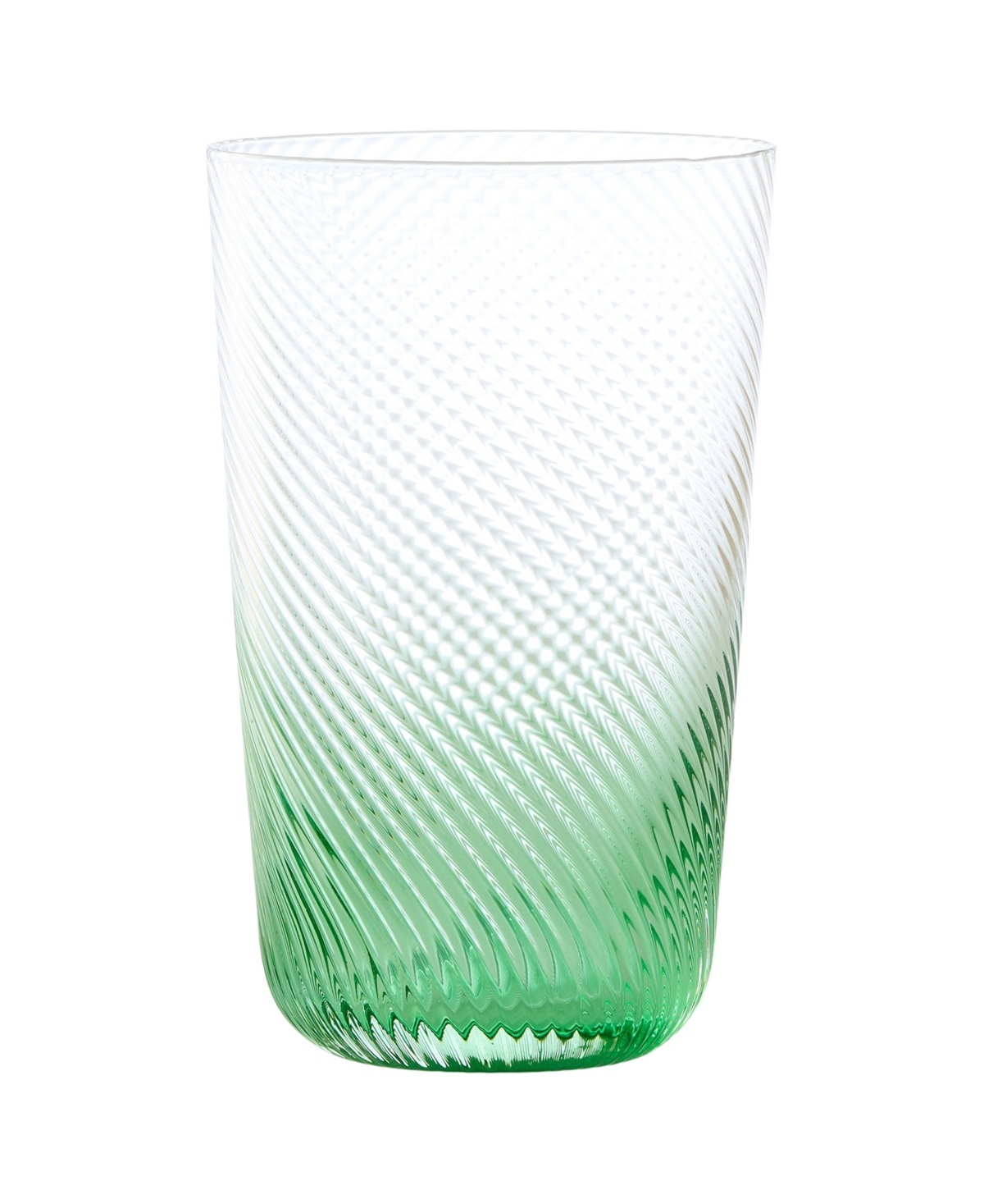 Anton Studio Designs Swirl Highball Tumblers, Set Of 4 In Multicolor