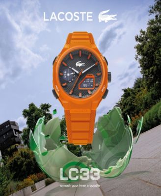 LACOSTE ラコステ 腕時計 メンズ 革ベルト レザー シンプル