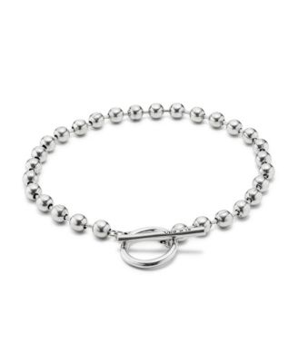 Sterling Silver Circle Logo Necklace 