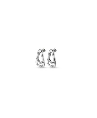 Metal Clad Hoop Earring