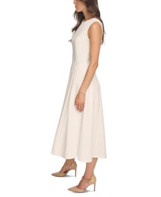 Women's Sleeveless Pleated Midi Dress
