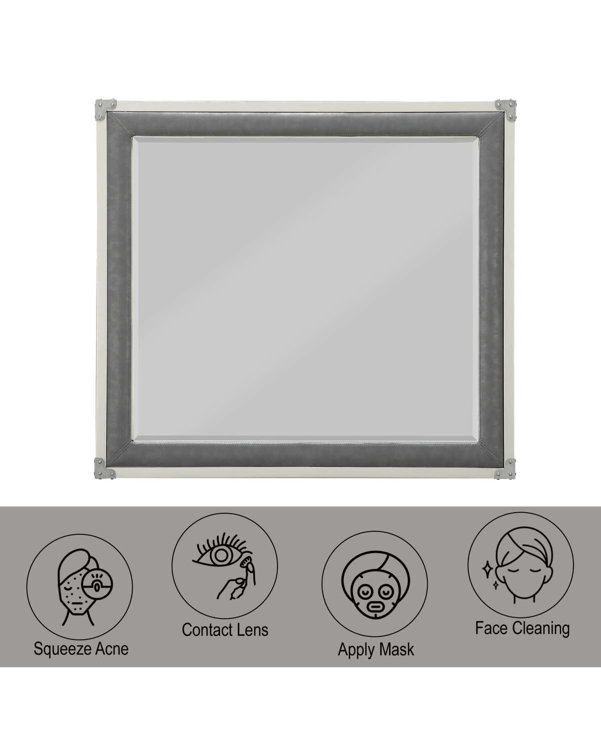 Streamdale Furniture Orchestra Mirror,- Gray